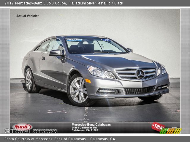 2012 Mercedes-Benz E 350 Coupe in Palladium Silver Metallic