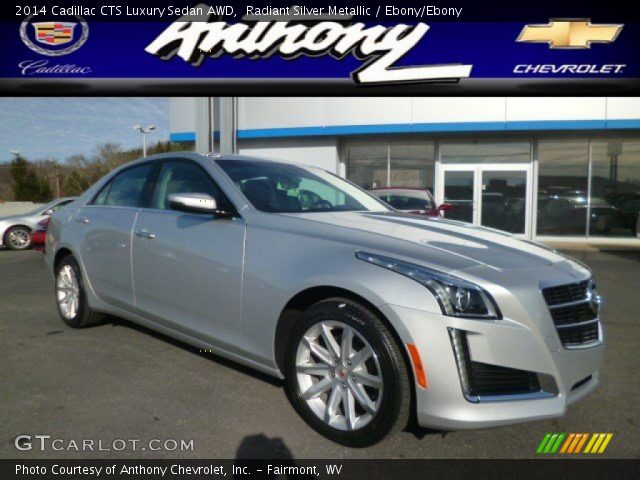2014 Cadillac CTS Luxury Sedan AWD in Radiant Silver Metallic