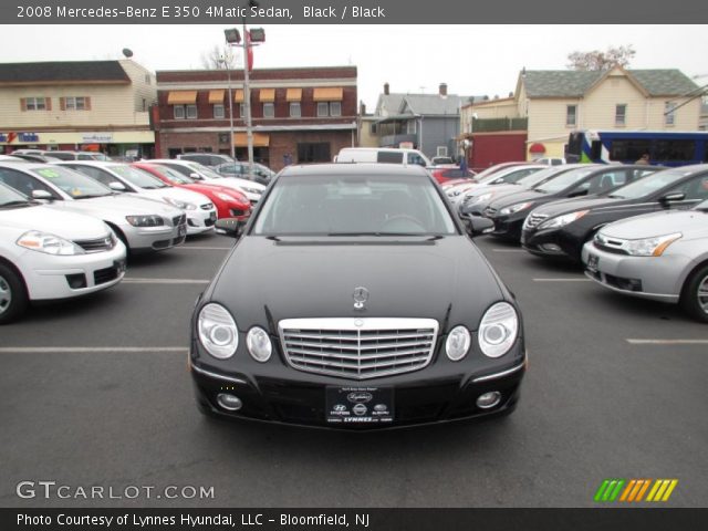 2008 Mercedes-Benz E 350 4Matic Sedan in Black