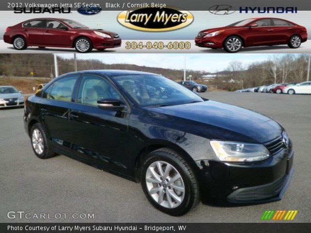 2012 Volkswagen Jetta SE Sedan in Black