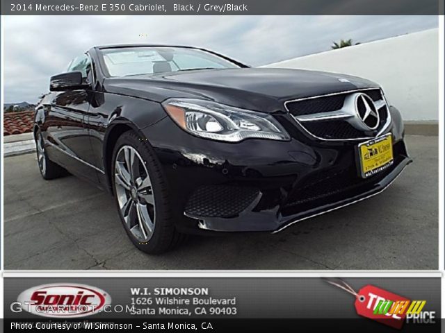 2014 Mercedes-Benz E 350 Cabriolet in Black