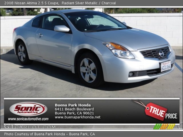 2008 Nissan Altima 2.5 S Coupe in Radiant Silver Metallic