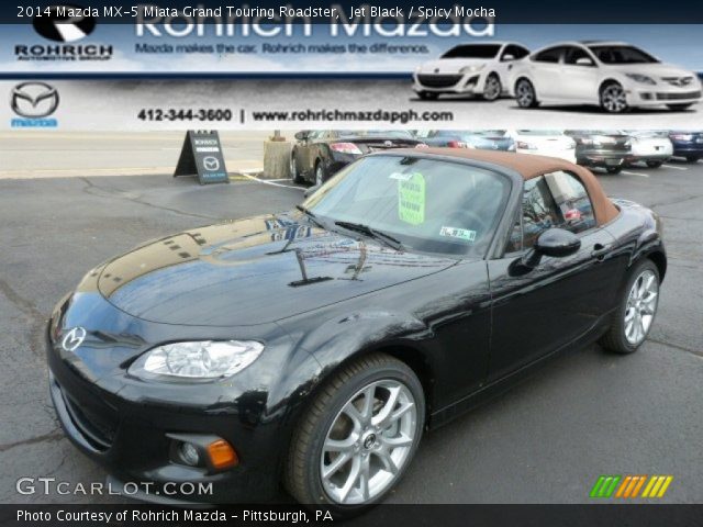 2014 Mazda MX-5 Miata Grand Touring Roadster in Jet Black