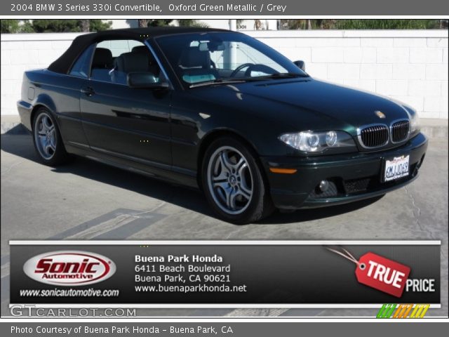 2004 BMW 3 Series 330i Convertible in Oxford Green Metallic