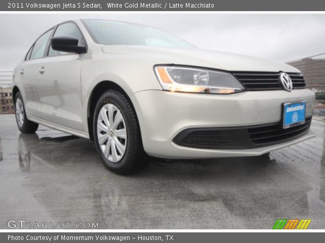 2011 Volkswagen Jetta S Sedan in White Gold Metallic