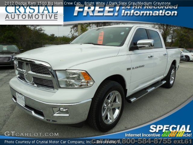 2012 Dodge Ram 1500 Big Horn Crew Cab in Bright White