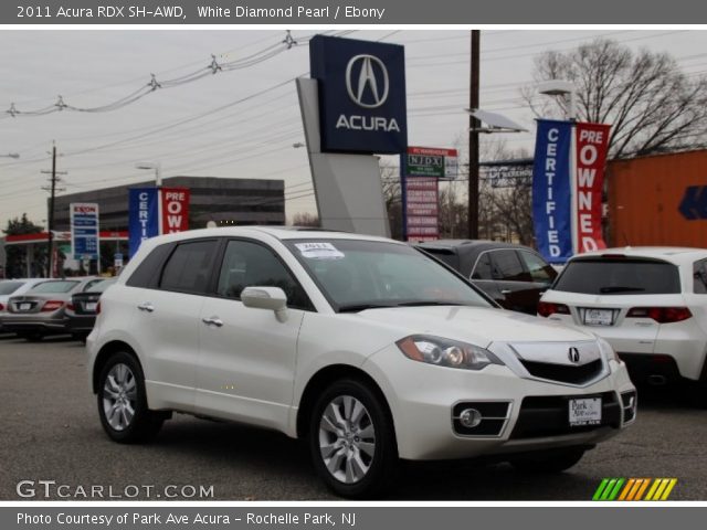 2011 Acura RDX SH-AWD in White Diamond Pearl