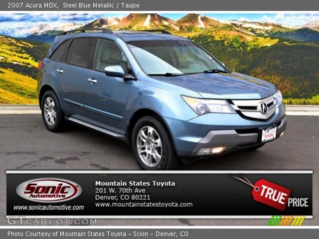 2007 Acura MDX  in Steel Blue Metallic