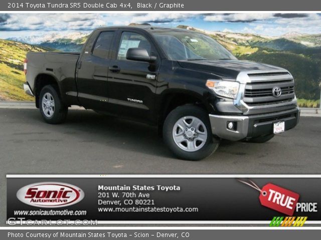 2014 Toyota Tundra SR5 Double Cab 4x4 in Black