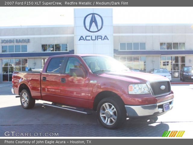 2007 Ford F150 XLT SuperCrew in Redfire Metallic