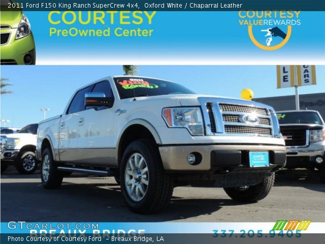 2011 Ford F150 King Ranch SuperCrew 4x4 in Oxford White