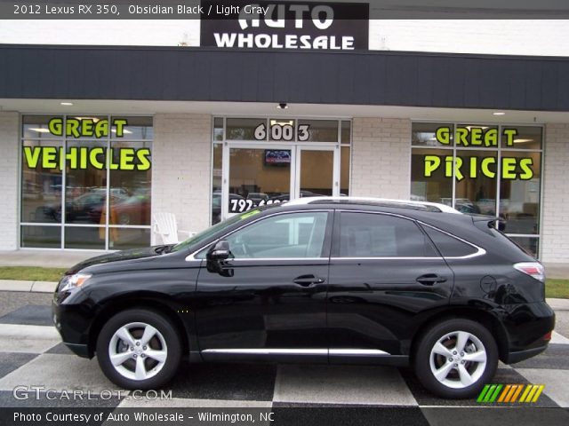 2012 Lexus RX 350 in Obsidian Black