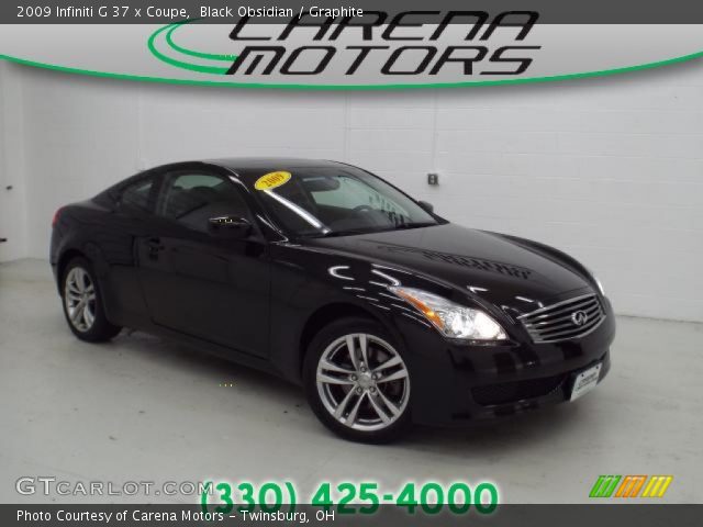 2009 Infiniti G 37 x Coupe in Black Obsidian