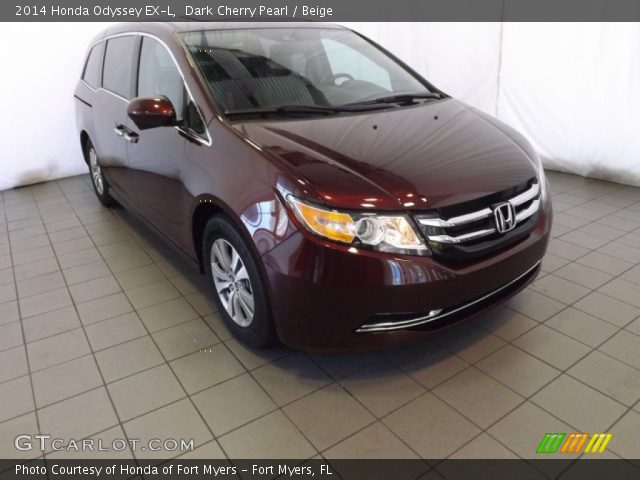 2014 Honda Odyssey EX-L in Dark Cherry Pearl