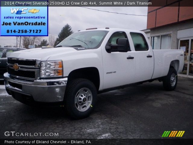 2014 Chevrolet Silverado 2500HD LS Crew Cab 4x4 in Summit White