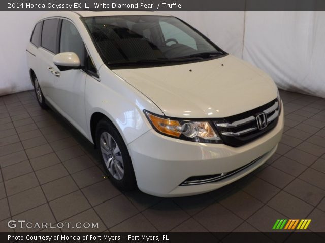 2014 Honda Odyssey EX-L in White Diamond Pearl