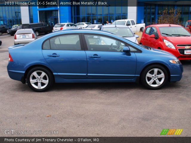 2010 Honda Civic LX-S Sedan in Atomic Blue Metallic