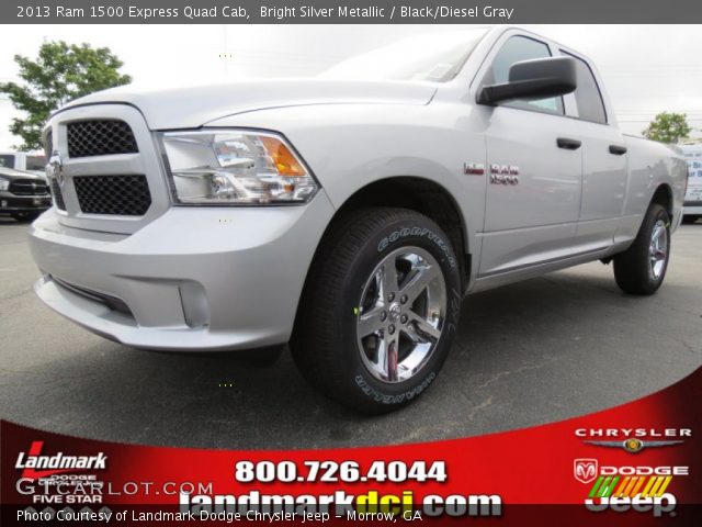 2013 Ram 1500 Express Quad Cab in Bright Silver Metallic