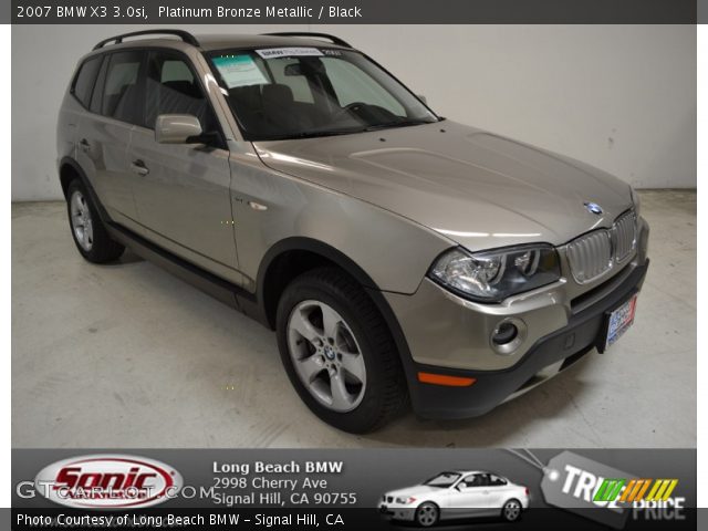 2007 BMW X3 3.0si in Platinum Bronze Metallic