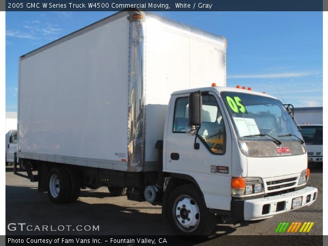 2005 GMC W Series Truck W4500 Commercial Moving in White