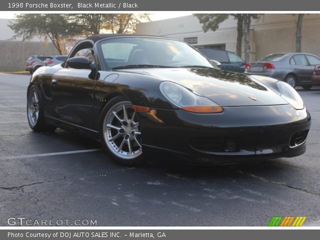 1998 Porsche Boxster  in Black Metallic