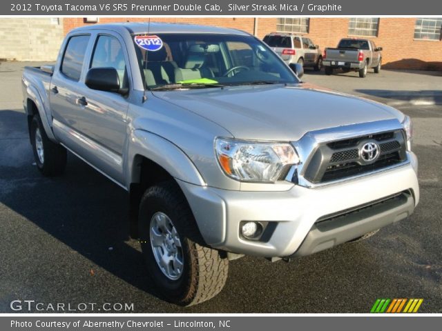 2012 Toyota Tacoma V6 SR5 Prerunner Double Cab in Silver Streak Mica