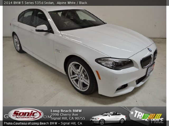 2014 BMW 5 Series 535d Sedan in Alpine White