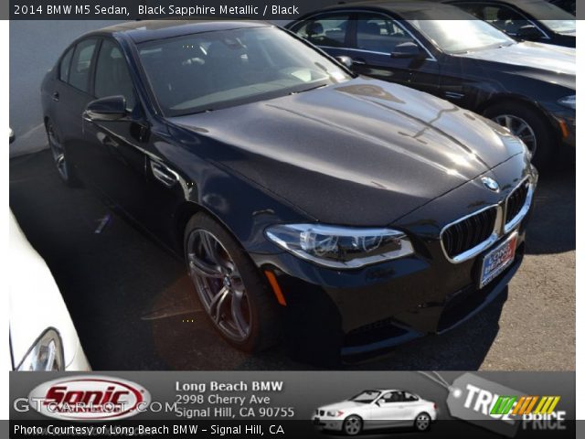 2014 BMW M5 Sedan in Black Sapphire Metallic