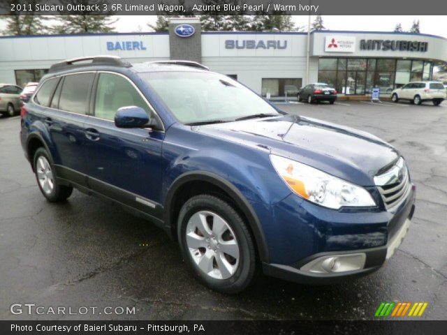 2011 Subaru Outback 3.6R Limited Wagon in Azurite Blue Pearl