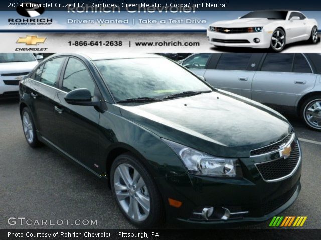 2014 Chevrolet Cruze LTZ in Rainforest Green Metallic