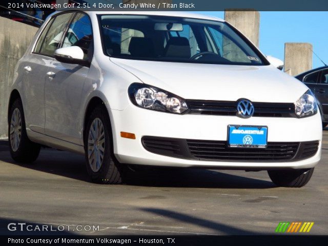 2014 Volkswagen Golf 2.5L 4 Door in Candy White