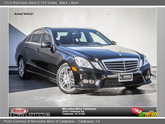 2010 Mercedes-Benz E 350 Sedan in Black