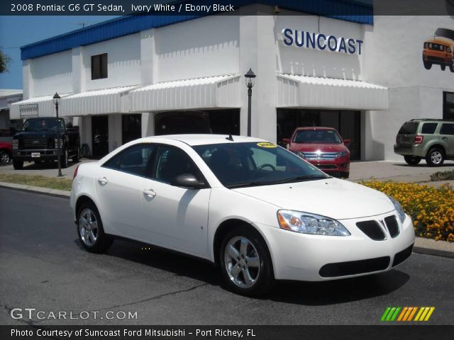 2008 Pontiac G6 GT Sedan in Ivory White