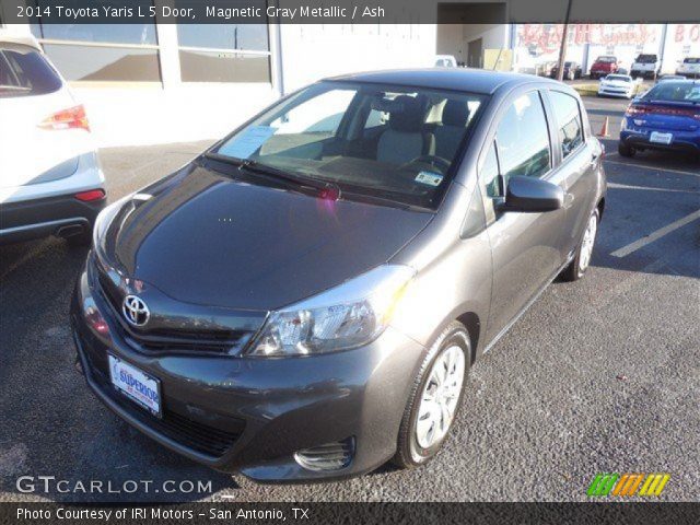 2014 Toyota Yaris L 5 Door in Magnetic Gray Metallic