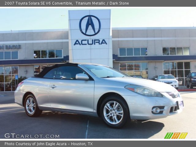 2007 Toyota Solara SE V6 Convertible in Titanium Metallic