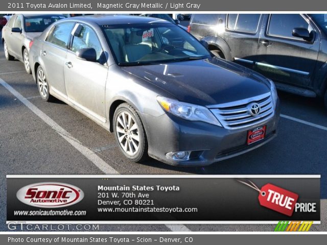 2011 Toyota Avalon Limited in Magnetic Gray Metallic