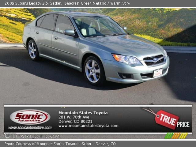 2009 Subaru Legacy 2.5i Sedan in Seacrest Green Metallic
