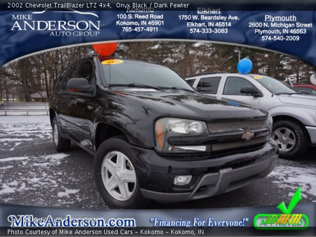 2002 Chevrolet TrailBlazer LTZ 4x4 in Onyx Black