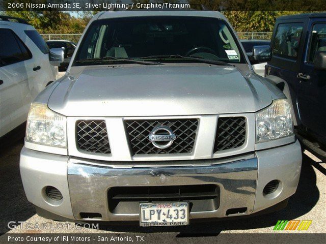 2006 Nissan Armada SE in Silver Lightning
