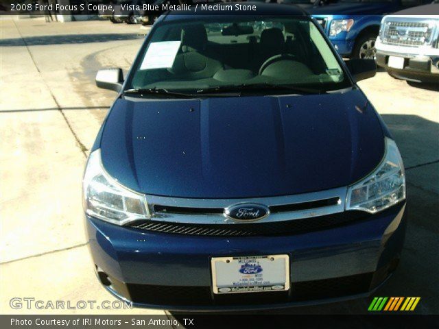 2008 Ford Focus S Coupe in Vista Blue Metallic