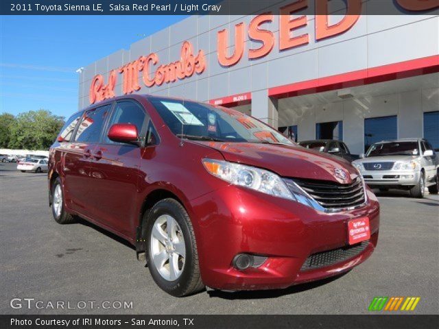 2011 Toyota Sienna LE in Salsa Red Pearl