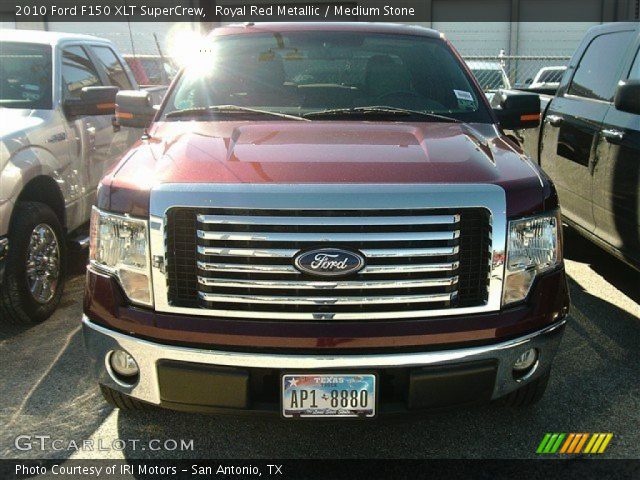 2010 Ford F150 XLT SuperCrew in Royal Red Metallic