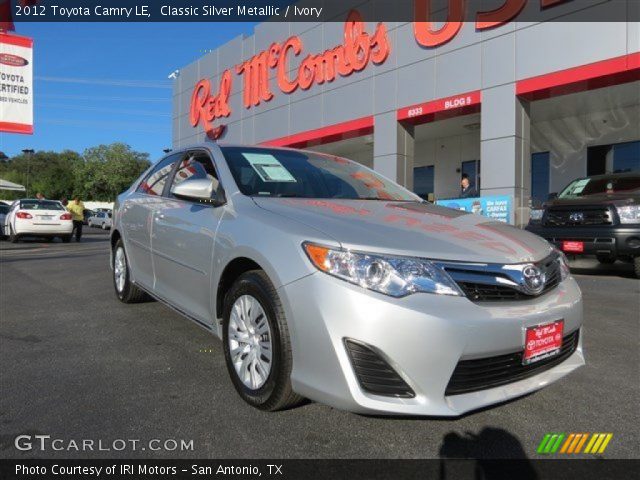 2012 Toyota Camry LE in Classic Silver Metallic