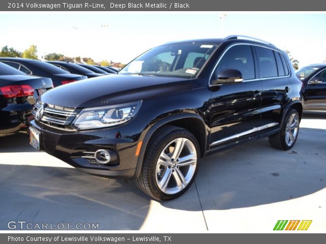 2014 Volkswagen Tiguan R-Line in Deep Black Metallic