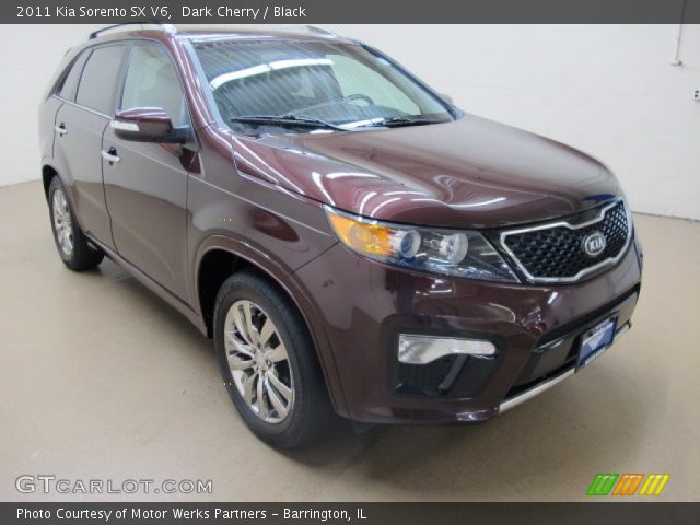 2011 Kia Sorento SX V6 in Dark Cherry