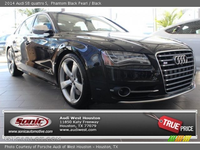 2014 Audi S8 quattro S in Phantom Black Pearl