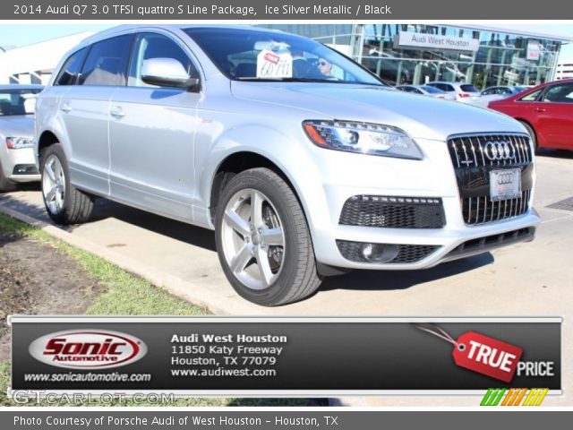 2014 Audi Q7 3.0 TFSI quattro S Line Package in Ice Silver Metallic