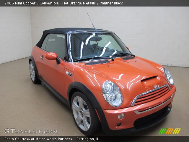 2006 Mini Cooper S Convertible in Hot Orange Metallic