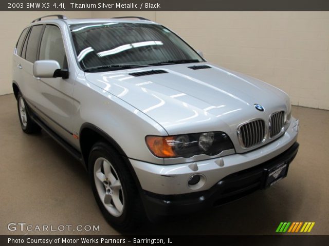 2003 BMW X5 4.4i in Titanium Silver Metallic