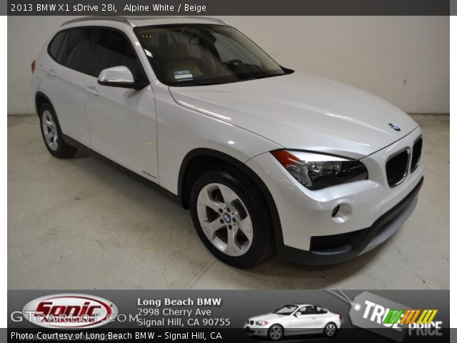 2013 BMW X1 sDrive 28i in Alpine White